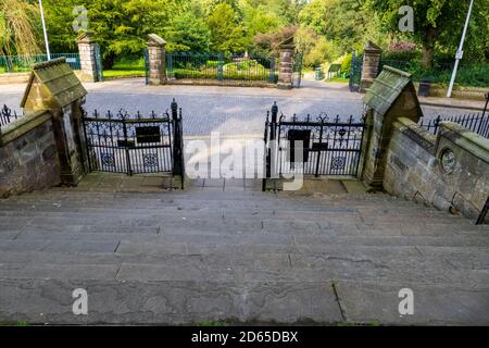 Die historische Abtei Kirche Dunfermline Schottland Stockfoto