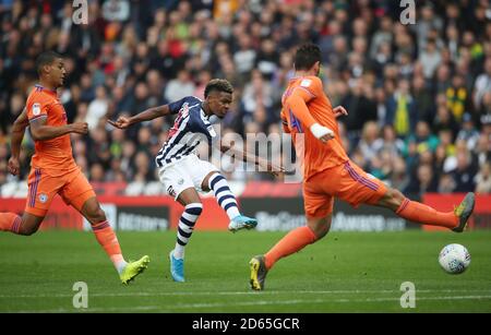 Der Grady Diangana von West Bromwich Albion erzielt das zweite Tor seiner Seite Stockfoto