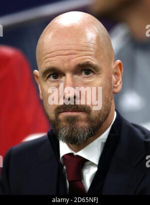 AJAX-Manager Erik ten Hag Stockfoto