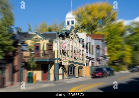 Tilt Shift, Breckenridge, Colorado Stockfoto
