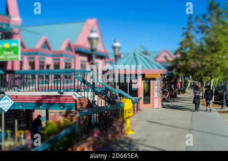 Tilt Shift, Breckenridge, Colorado Stockfoto