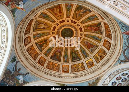 Rotunde des Kapitols von Puerto Rico (Capitolio de Puerto Rico). Dieses Gebäude ist ein Beaux-Arts Gebäude in der Innenstadt von San Juan, Puerto Rico. Stockfoto