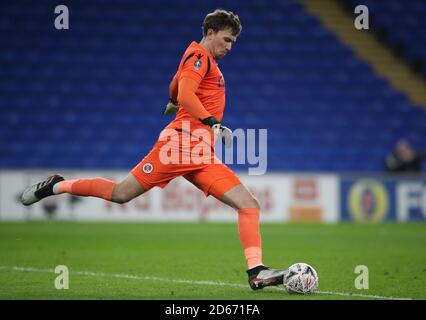 Torhüter Sam Walker wird gelesen Stockfoto