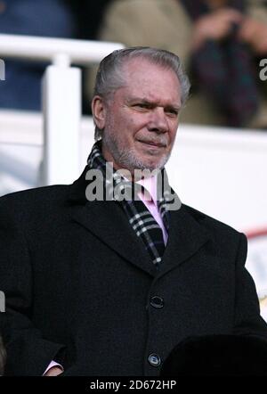 Birmingham City Chairman David Gold nimmt am heutigen Spiel Teil Stockfoto