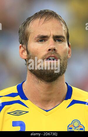 Olof Mellberg, Schweden Stockfoto