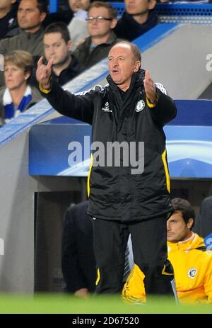 Chelsea-Manager Luiz Felipe Scolari Stockfoto