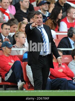 Sam Allardyce, Manager von Blackburn Rovers, ist auf der Touchline Stockfoto