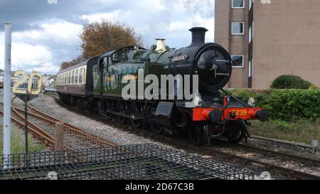 Dampflokomotive 5329 Goliath im Rahmen der Dartmouth Steam Railway, in Paignton, Devon, England, Großbritannien. Stockfoto