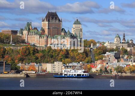Quebec City im Herbst, Kanada Stockfoto