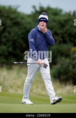 Schottlands Robert Macintire am 11. Während des ersten Tages der Scottish Championship in Fairmont St Andrews. Stockfoto