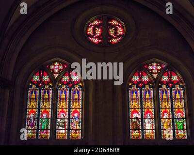 Regensburg in Bayern ist die Altstadt UNESCO-Weltkulturerbe. Kathedrale Sankt Peter. Europa, Mitteleuropa, Deutschland, Bayern, Oktober Stockfoto