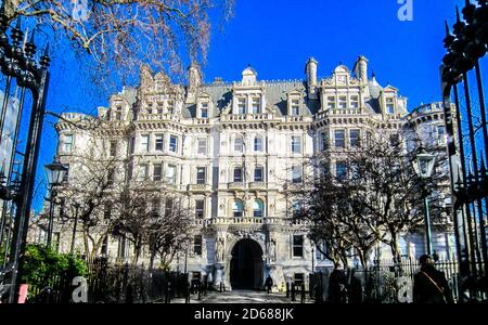 Mittlere Tempelhalle. Torbogen in den mittleren und inneren Tempel. Eingang vom Damm. London Stockfoto