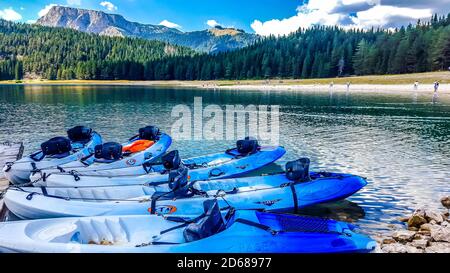 Black Lake im Durmitor National Park. Montenegro Stockfoto