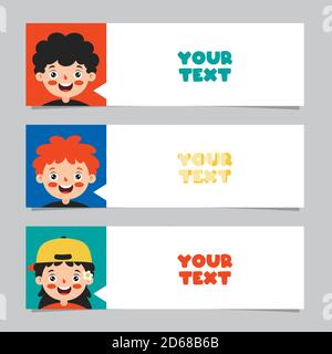 Bunte Sprechblasen Und Etiketten Stock Vektor