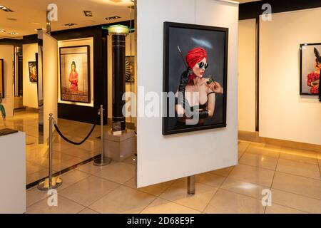 London, Großbritannien. Oktober 2020. Mila Alexanders Einzelausstellung 'Awakening' in der Clarendon Fine Art Gallery in Mayfair. Kredit: SOPA Images Limited/Alamy Live Nachrichten Stockfoto