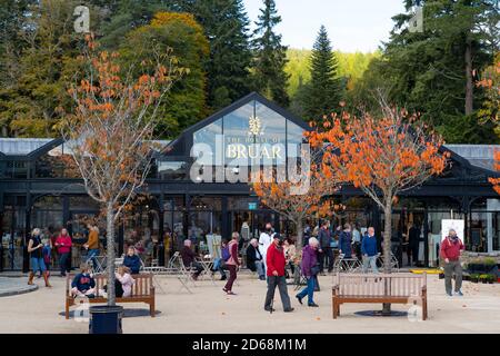 House of Bruar touristisches Einkaufs- und Restaurantzentrum in der Nähe von Blair Atholl in Perthshire, Schottland, Großbritannien Stockfoto