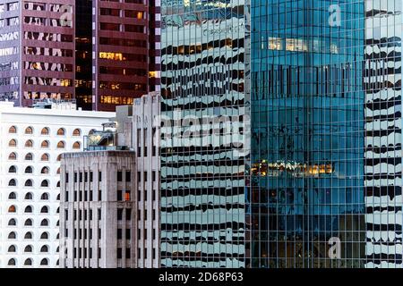 Am späten Nachmittag in Downtown Phoenix, Arizona Stockfoto