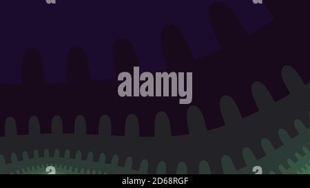 Farbiger Hintergrund der Halloween-Nacht-Szene. Stockfoto