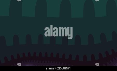 Farbiger Hintergrund der Halloween-Nacht-Szene. Stockfoto