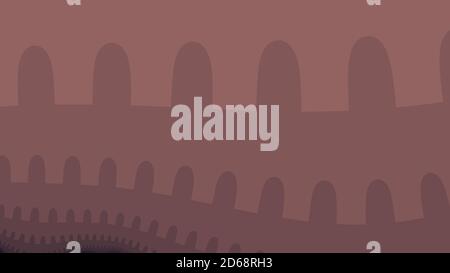 Farbiger Hintergrund der Halloween-Nacht-Szene. Stockfoto