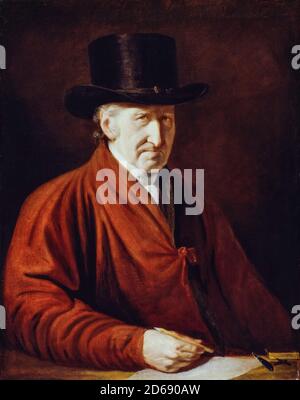 Der Künstler Benjamin West, Selbstportrait, 1819 Stockfoto