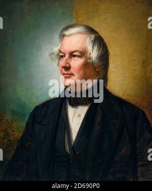 Millard Fillmore (1800-1874), 13. Präsident der Vereinigten Staaten, Porträtmalerei von George Peter Alexander Healy, 1857 Stockfoto