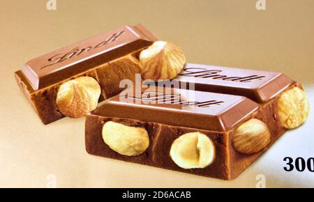 Lindt - Schweizer Premium Schokolade Stockfoto