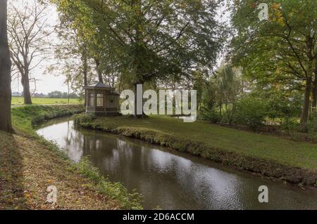 Das Teehaus im Zwaanwijk Gebäude in Nigtevecht, Niederlande Stockfoto