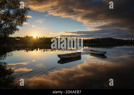 Loch Rusky, The Trossachs, Schottland Stockfoto