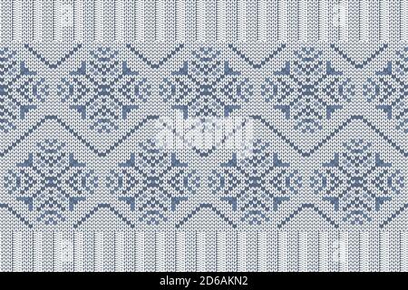 Weihnachten, Winterurlaub Strickmuster für Plaid, Pullover-Design Stock Vektor