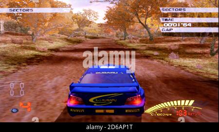 V-Rally 3 – Sony PlayStation 2 PS2 – redaktionelle Verwendung Nur 
