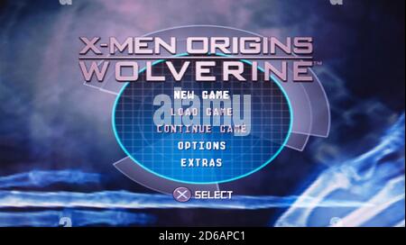 X-Men Origins – Wolverine – Sony PlayStation 2 PS2 – Nur für redaktionelle Zwecke Stockfoto