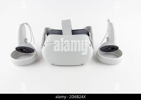 CHESTER, ENGLAND - 15. OKTOBER 2020: Oculus Quest 2 Virtual Reality Headset Stockfoto