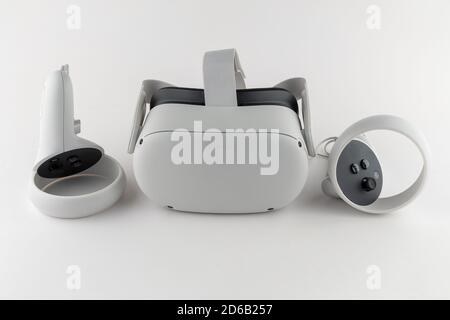 CHESTER, ENGLAND - 15. OKTOBER 2020: Oculus Quest 2 Virtual Reality Headset Stockfoto