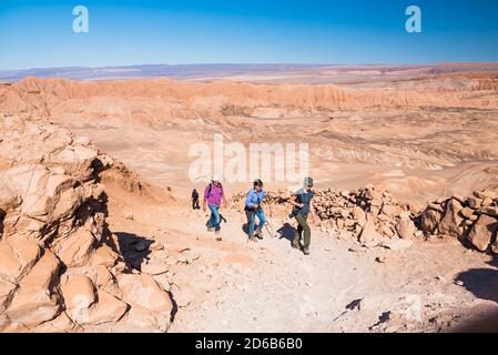 Katarpe Valley, etwas außerhalb von San Pedro de Atacama, Atacama Wüste, Nordchile Stockfoto