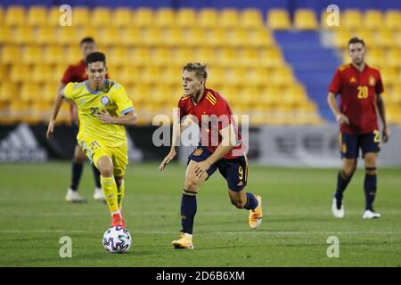 Dani Gomez (ESP), 13. OKTOBER 2020 - Fußball / Fußball : UEFA unter 21 Meisterschaft Qualifikationsrunde Spiel zwischen U21 Spanien 3-0 U21Kasachstan im Estadio Santo Domingo in Alcorcon, Spanien. (Foto von Mutsu Kawamori/AFLO) Stockfoto