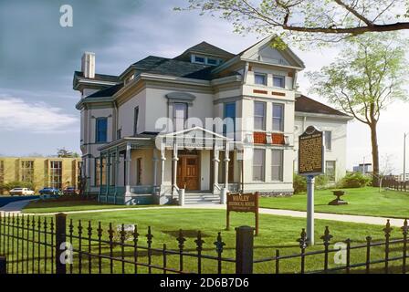 Beispiel eines viktorianischen Hauses - Whaley historisches Haus, Flint, Michigan Stockfoto