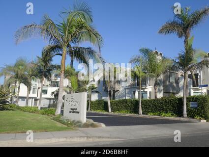 Santa Monica, Kalifornien, USA 14. Oktober 2020 EINE Gesamtansicht der Atmosphäre der Meereskolonie in Santa Monica, Kalifornien, USA. Foto von Barry King/Alamy Stockfoto Stockfoto