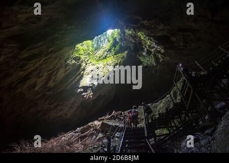 Mulu National Forest Park befindet sich im Miri Bezirk von Sarawak Stockfoto