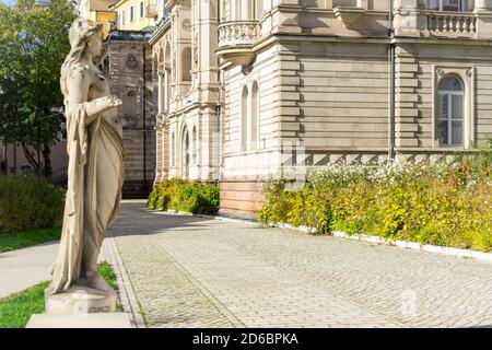 Vor dem Friedrichsbad in Baden-Baden Stockfoto