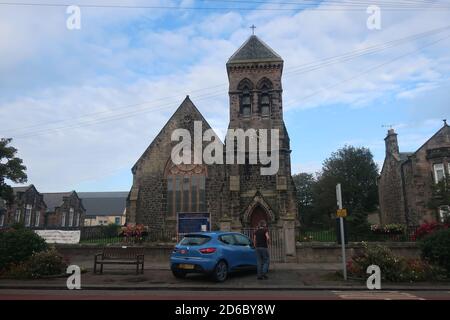 Die anglo-schottische Grenze. Großbritannien. VEREINIGTES KÖNIGREICH Stockfoto