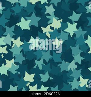Trendige Mode Camouflage Nahtloses Muster. Kleidung im weiblichen Stil mit Wiederholungsdruck Stock Vektor