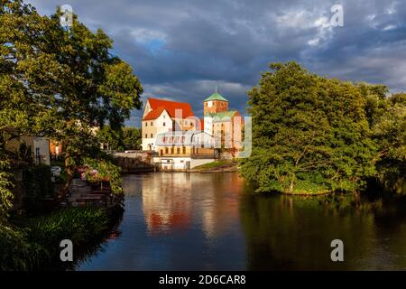 Darlowo, Pommersche Herzogsburg, Woiwodschaft Westpommern, Polen Stockfoto