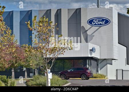 AUCKLAND, NEUSEELAND - 05. Mai 2019: Auckland / Neuseeland - 5. Mai 2019: Blick auf das Ford Motors Bürogebäude im Osten Tamaki Stockfoto