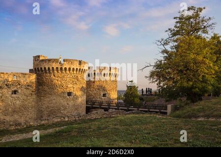 Serbien, Belgrad, der Belgrader Festung Kalemegdan Park, Zinden Tor und Türmen Stockfoto