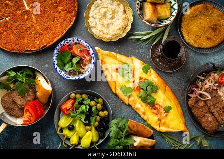 Traditionelle türkische Küche Stockfoto