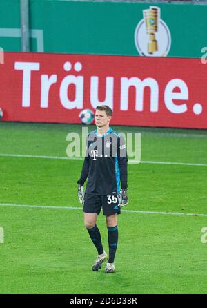 Alexander NUEBEL, Torwart FCB 35 FC BAYERN MÜNCHEN - 1.FC DUEREN 3-0 DFB-Pokal erste Runde, Deutsche Fußball-Trophäe , München, Oktober 15, 2020 Saison 2020/2021, Fußball, München, München © Peter Schatz / Alamy Live News Stockfoto