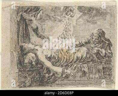 Jupiter und Dana&#xeb;, aus 'Game of Mythology' (Jeu de la Mythologie), 1644. Stockfoto