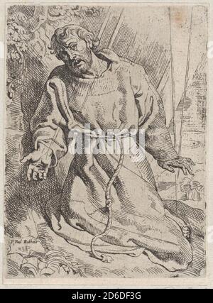 Hl. Franziskus empfängt die Stigmata, ca. 1613-14. Stockfoto