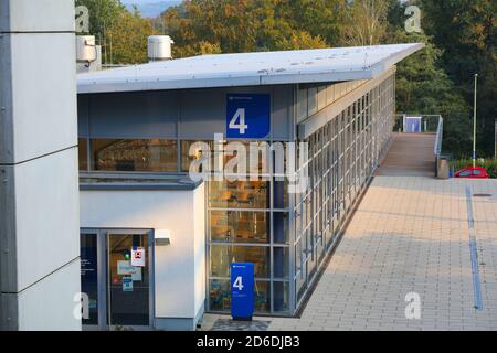 HAGEN, DEUTSCHLAND - 16. SEPTEMBER 2020: Universität Hagen in Deutschland. Die Universität ist auch bekannt als FU Hagen oder FernUniversitat, und ist größte dista Stockfoto